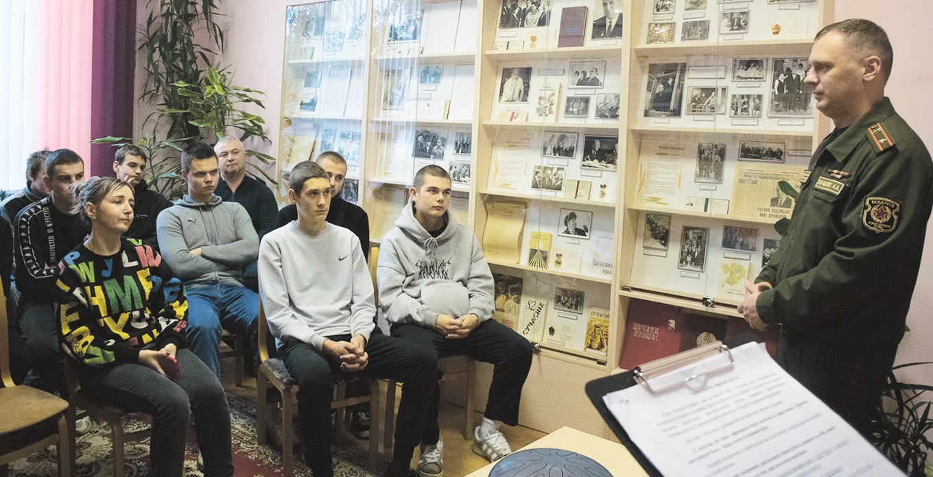 Сустрэча з ваенкамам Андрэем Блашчанкам