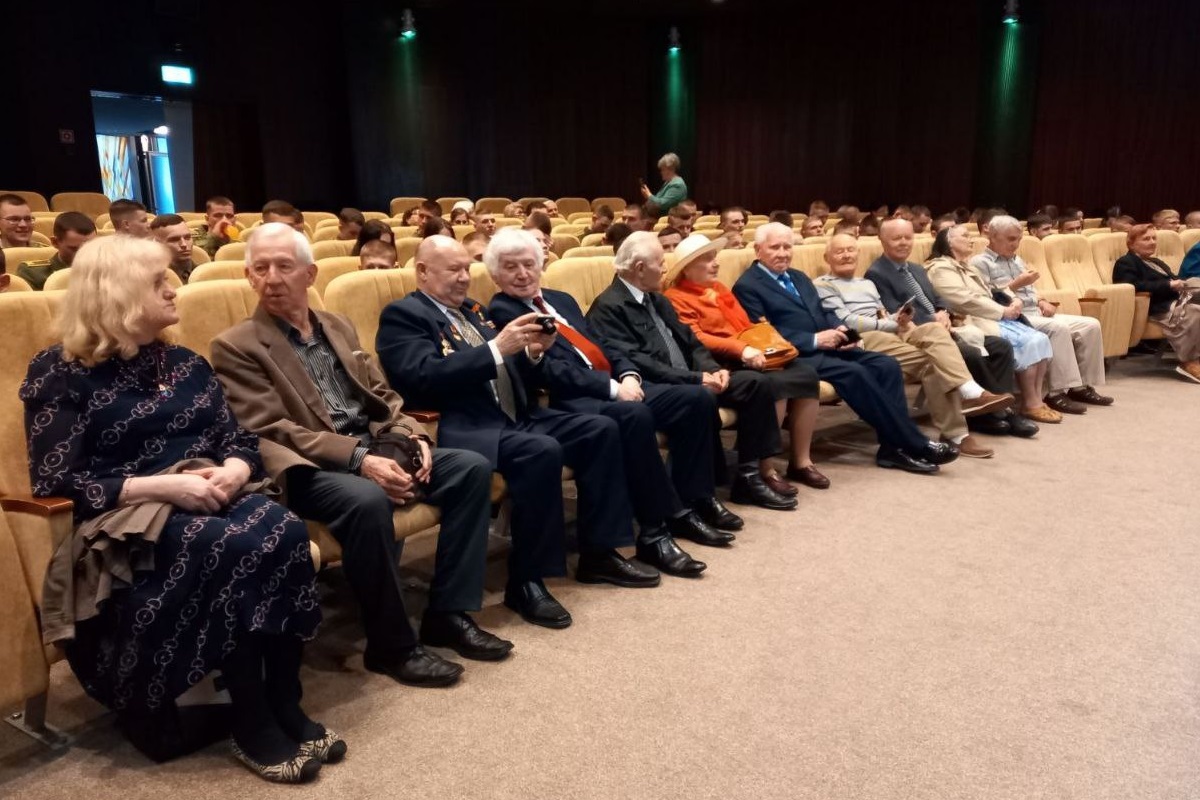 Падчас адкрыцця творчай акцыі “Баявая агітбрыгада”