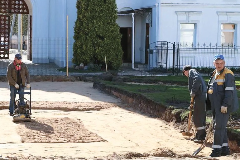 Падчас рэстаўрацыйных работ