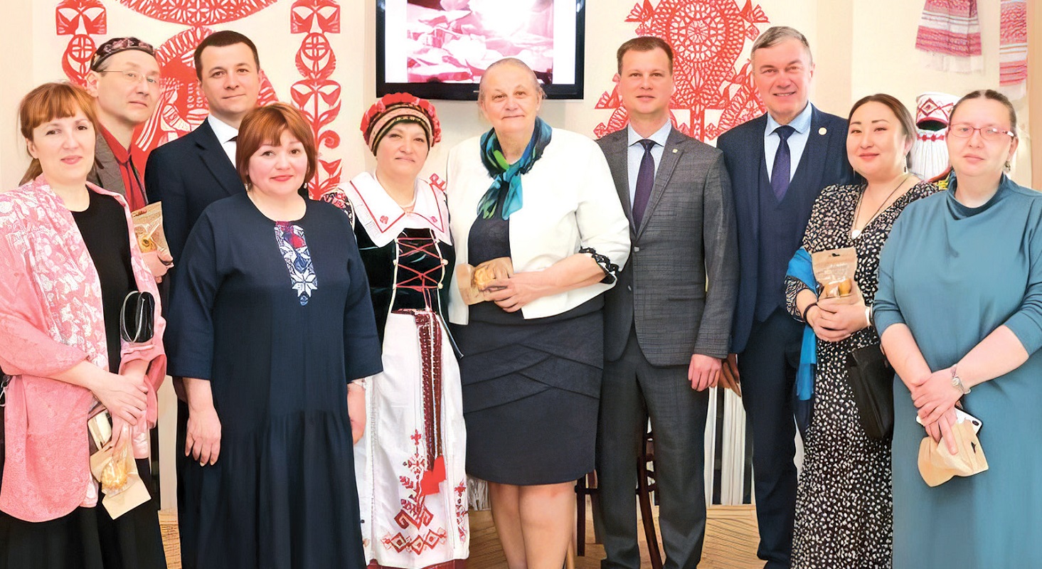 Падчас урачыстага адкрыцця залы "Я тут бачу свой край"