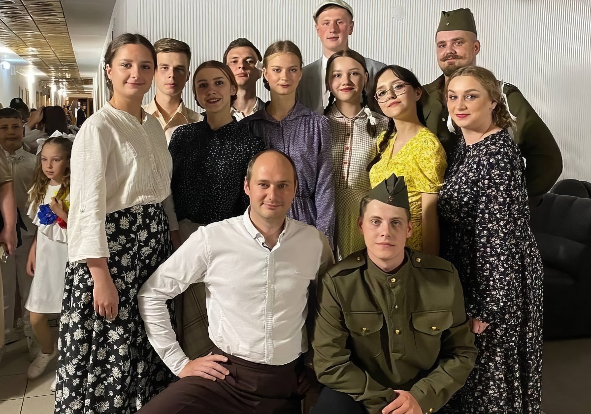 Народны ансамбль танца “Спадчына” падчас удзелу ў Рэспубліканскім фестывалі “Беларусь — мая песня”