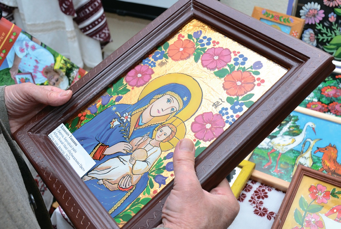 Прыклады роспісу на шкле